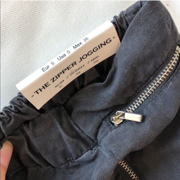 Zara Zipper Jogger Pant - Size Small - NEW - Tag - Picture 2 of 6